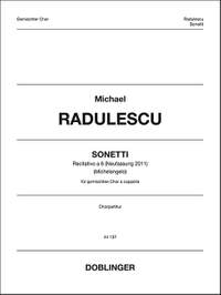 Michael Radulescu: Sonetti