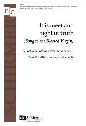 Nikolai Tcherepnin: It Is Meet and Right in Truth