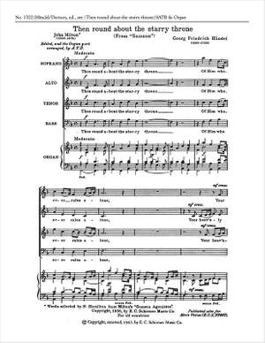 Georg Friedrich Händel: Samson: Then Round About the Starry Throne
