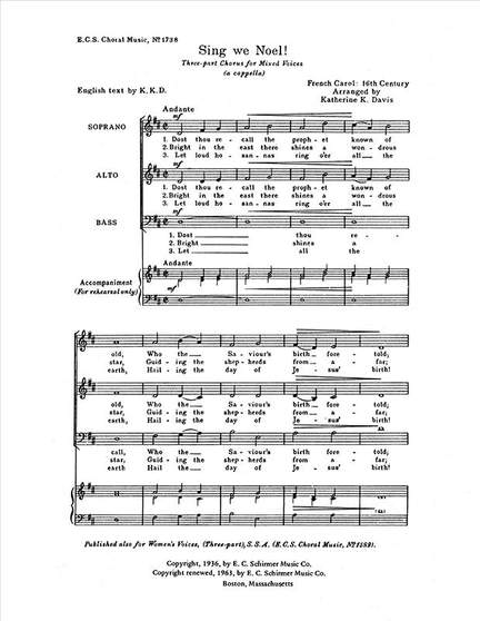 Sing We Noel