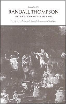 Randall Thompson: The Peaceable Kingdom