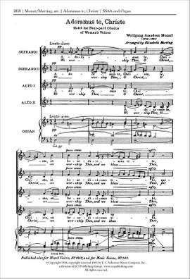 Wolfgang Amadeus Mozart: Adoramus te, Christe
