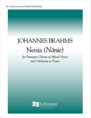 Johannes Brahms: Nenia