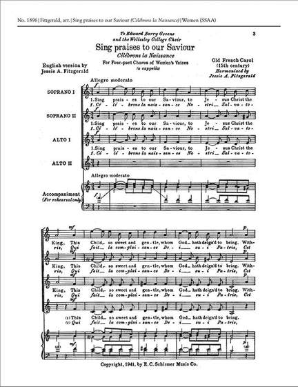 Sing Praises to Our Savior