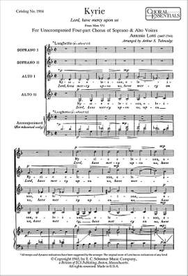 Antonio Lotti: Kyrie