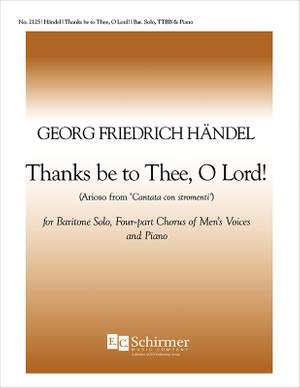 Georg Friedrich Händel: Thanks Be To Thee