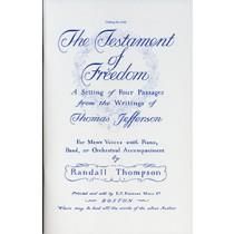 Randall Thompson: The Testament of Freedom