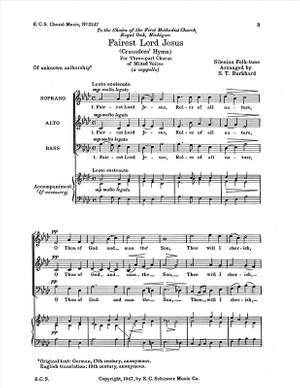 S. T. Burkhard: Fairest Lord Jesus