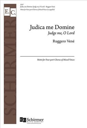 Ruggero Vene: Judica me Domine