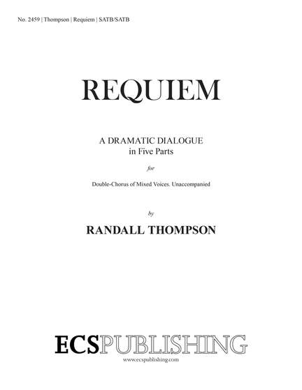 Randall Thompson: Requiem