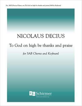 Nikolaus Decius: To God on High