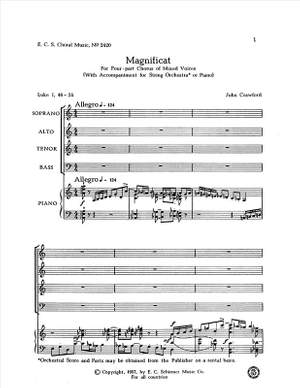 John Crawford: Magnificat