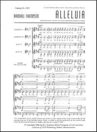 Randall Thompson: Alleluia