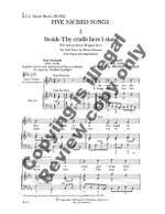 Johann Sebastian Bach: Schemelli Gesangbuch: Five Sacred Songs Product Image