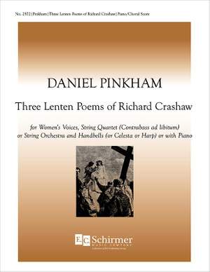 Daniel Pinkham: Three Lenten Poems of Richard Crashaw