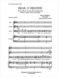 Pelham Humphrys: Hear, O Heavens