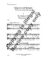 Kirke Mechem: Epigrams and Epitaphs Product Image