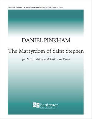 Daniel Pinkham: The Martyrdom of Saint Stephen