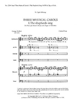 Conrad Susa: Three Mystical Carols: The Shepherds Sing