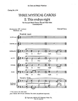 Conrad Susa: Three Mystical Carols: This Endrys Night