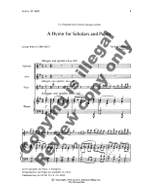 Randall Thompson: A Hymn For Scholars and Pupils Product Image