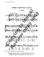 Henry Mollicone: Three Christmas Songs Product Image