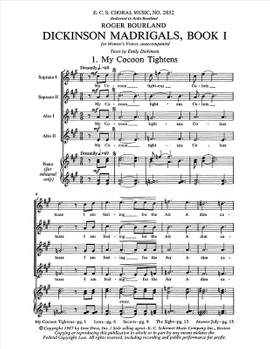 Roger Bourland: Dickinson Madrigals, Book I