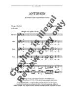 Randall Thompson: Two Herbert Settings: Antiphon Product Image