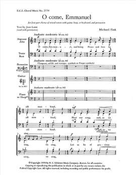 Michael Fink: O Come, Emmanuel