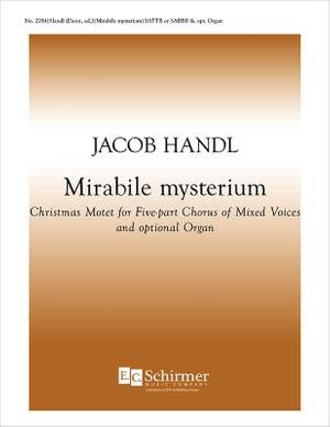 Jacob Handl: Mirabile mysterium