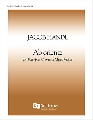 Jacob Handl: Ab oriente