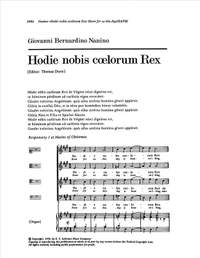 Giovanni Bernadino Nanino: Hodie Nobis Coelorum Rex