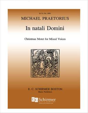 Michael Praetorius: In natali Domini