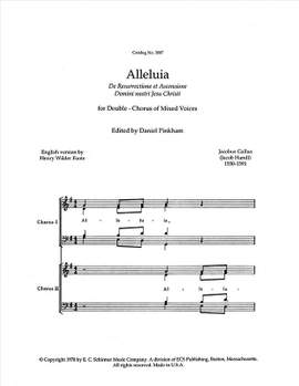 Jacob Handl: Alleluia! In resurrectione tua Christe