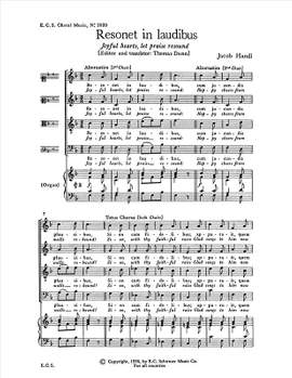 Jacob Handl: Resonet in laudibus