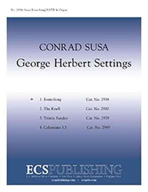 Conrad Susa: George Herbert Settings: Even-Song