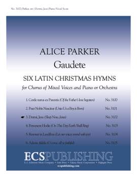 Alice Parker: Gaudete: No. 3. Dormi, Jesu