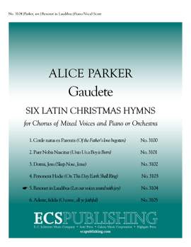 Alice Parker: Gaudete: No. 5. Resonet in Laudibus
