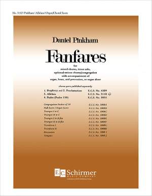 Daniel Pinkham: Fanfares: No. 3. Alleluia