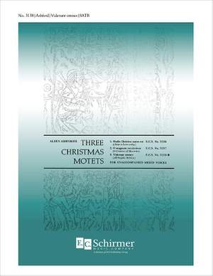 Alden Ashforth: Three Christmas Motets: No. 3. Viderunt omnes