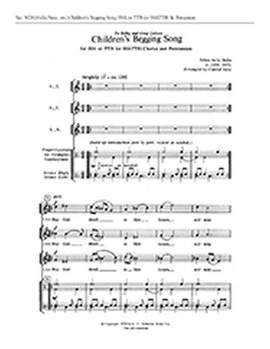 Adam De La Halle: Children's Begging Song
