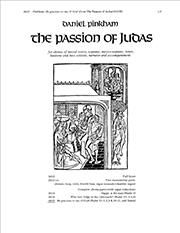 Daniel Pinkham: The Passion of Judas: Be gracious to me, O God