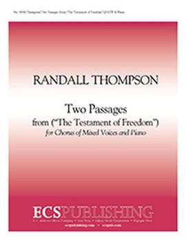 Randall Thompson: Two Passages from The Testament of Freedom
