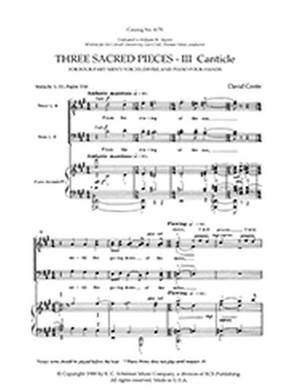 David Conte: Three Sacred Pieces: No. 3. Canticle