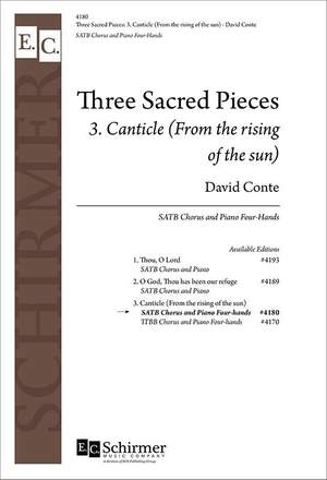 David Conte: Three Sacred Pieces: No. 3. Canticle