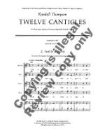 Randall Thompson: Twelve Canticles Product Image