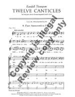 Randall Thompson: Twelve Canticles Product Image