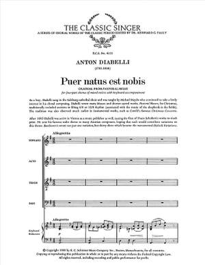 Anton Diabelli: Puer natus est nobis