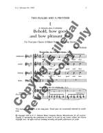 Ned Rorem: Two Psalms and a Proverb Product Image