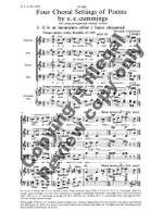 Donald Grantham: 4 e.e. cummings poems Product Image